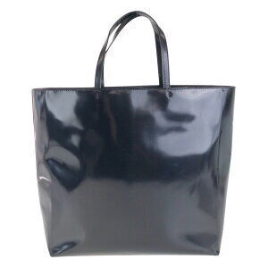 Prada handbag tote bag enamel black